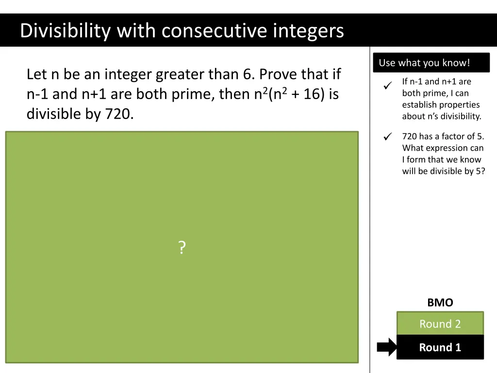 divisibility with consecutive integers 2