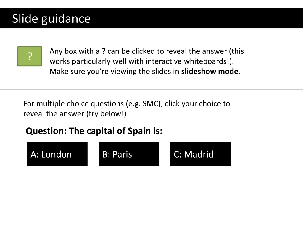 slide guidance 1