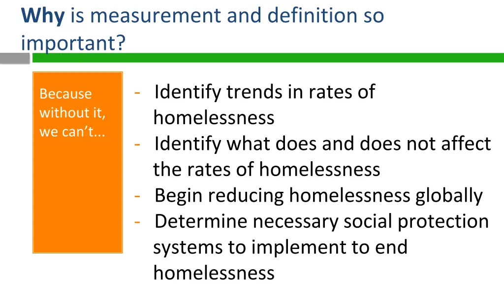 why is measurement and definition so important 1