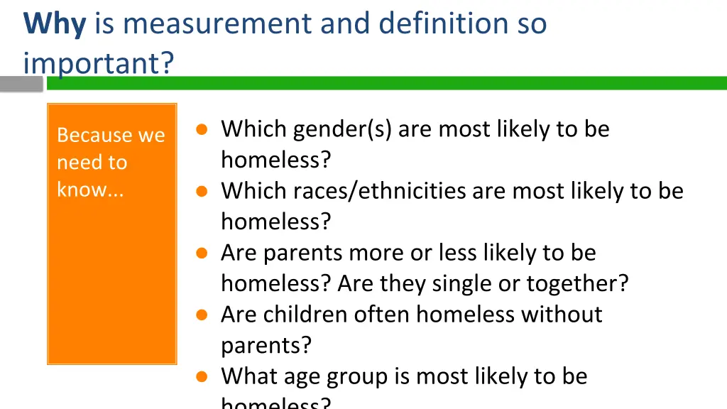 why is measurement and definition so important