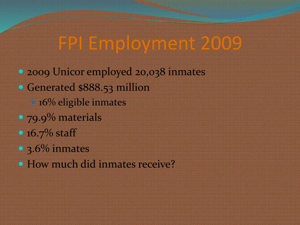 fpi employment 2009