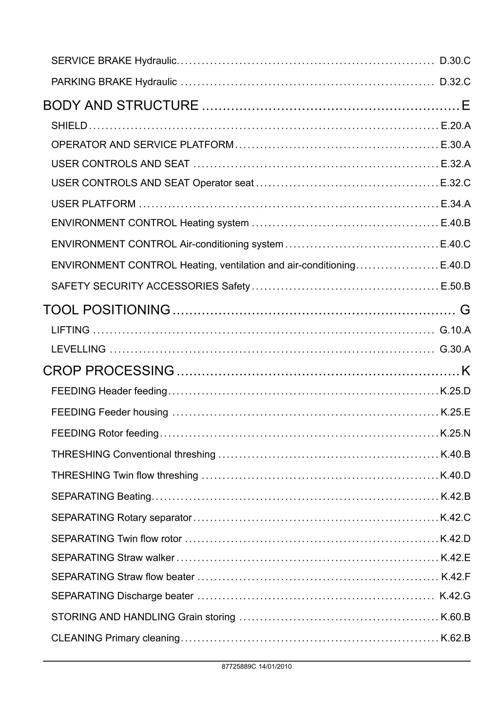 service brake hydraulic d 30 c