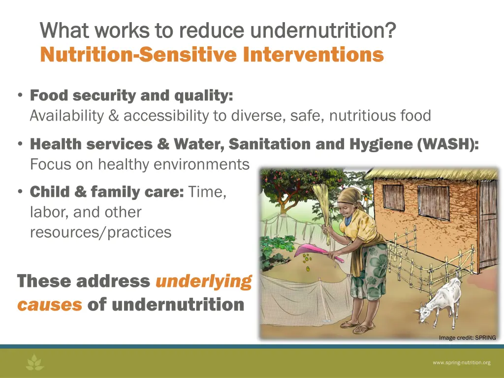 what works to reduce undernutrition what works 1