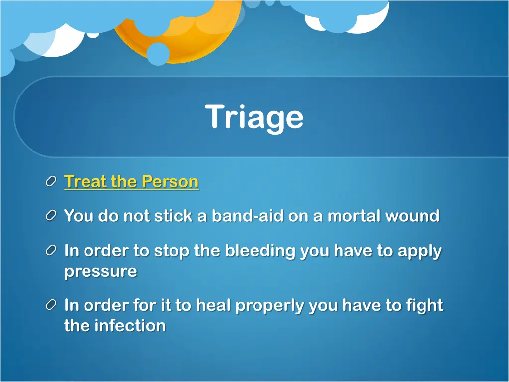 triage