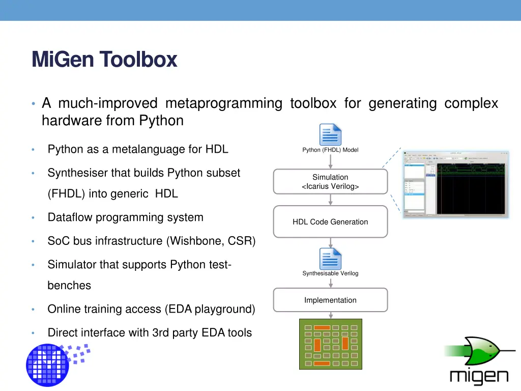 migen toolbox