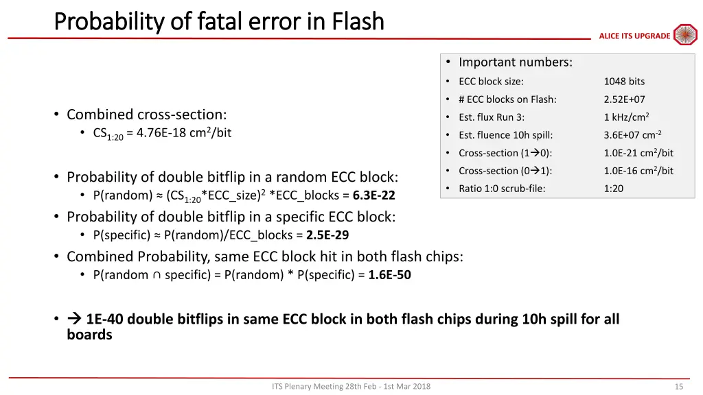 probability of fatal error in flash probability