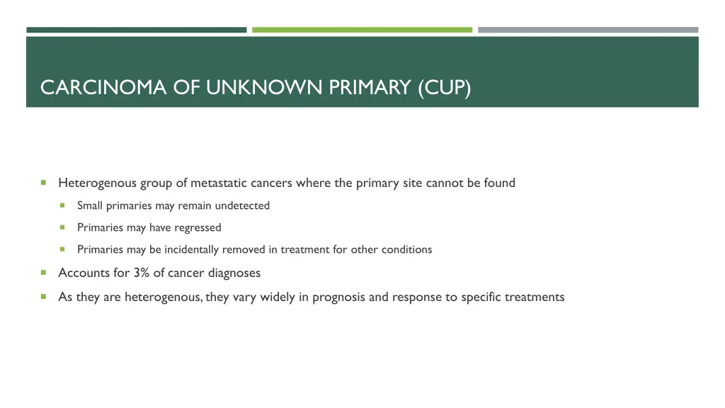 carcinoma of unknown primary cup