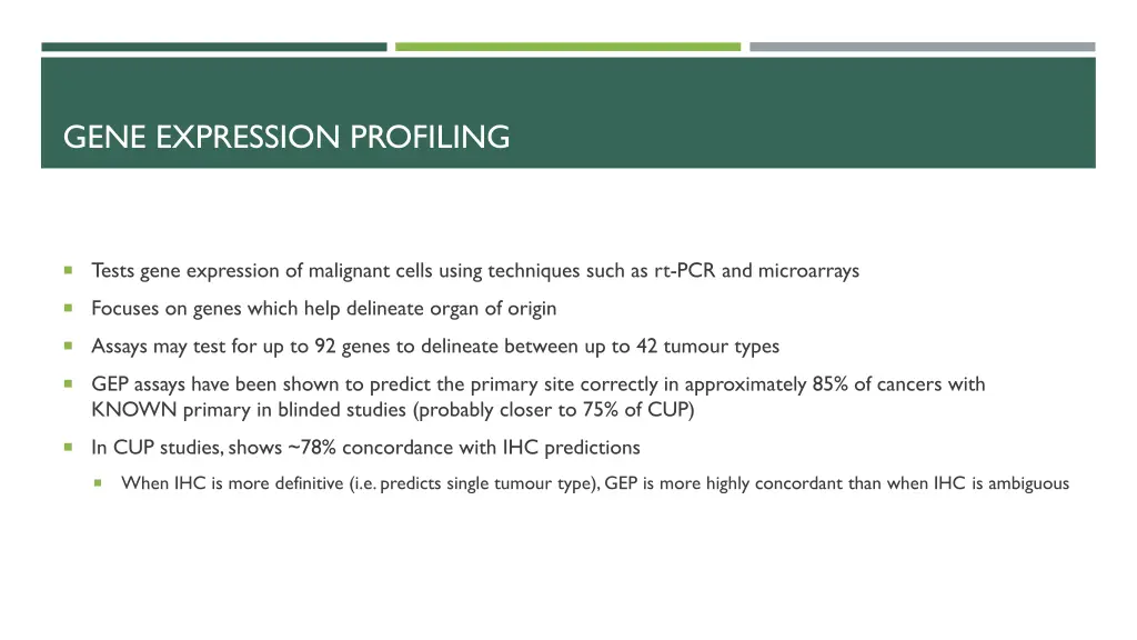 gene expression profiling