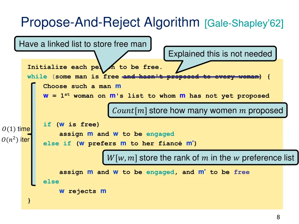 propose and reject algorithm gale shapley 62 1