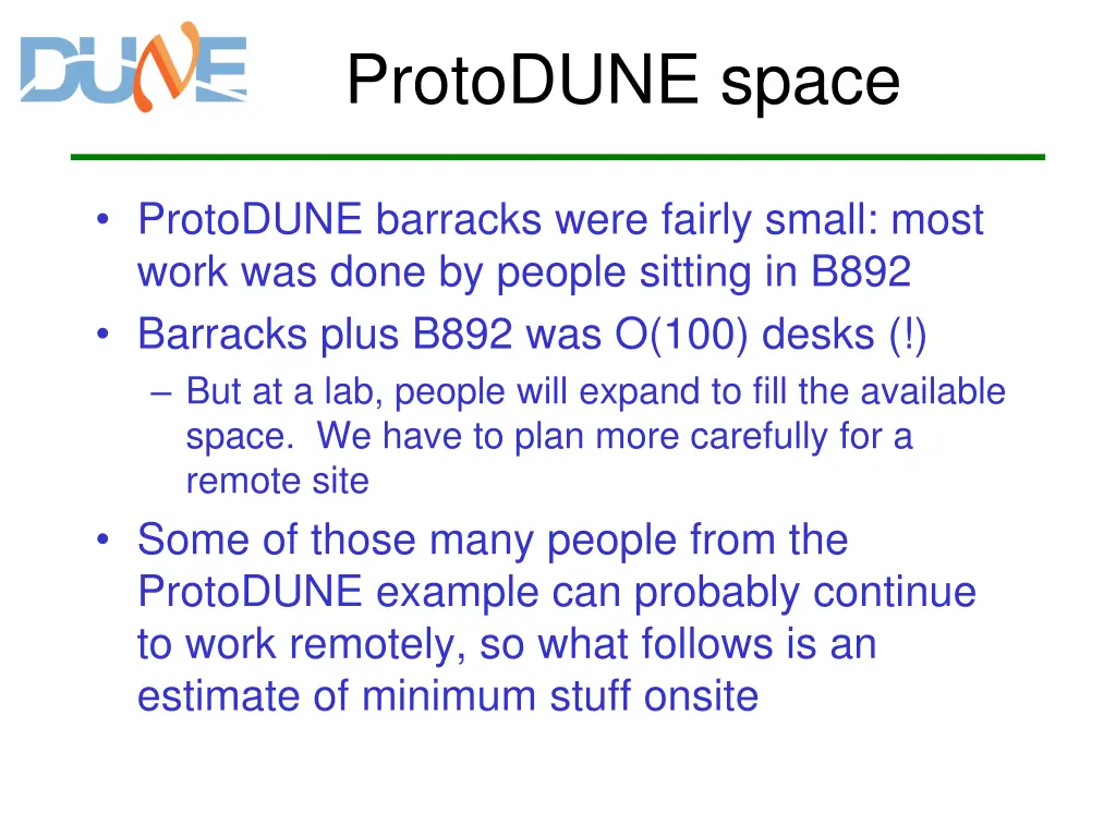 protodune space