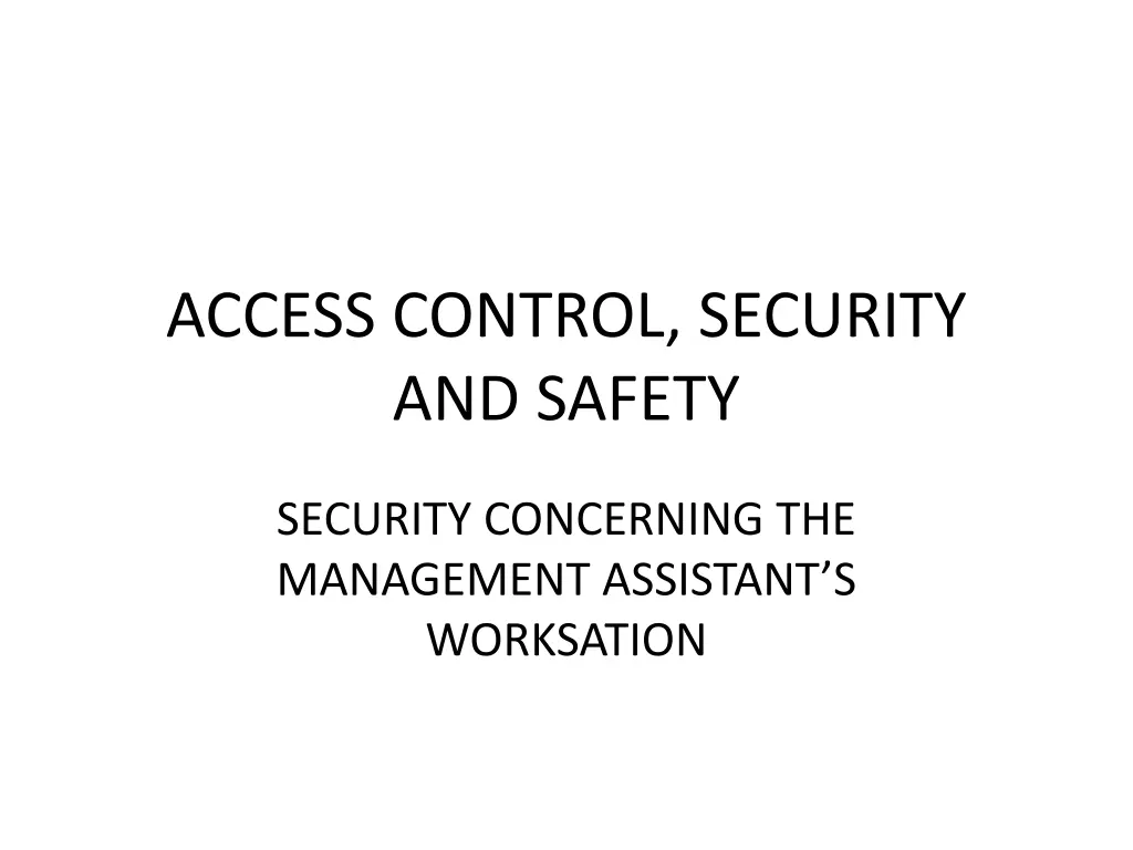 access control security and safety