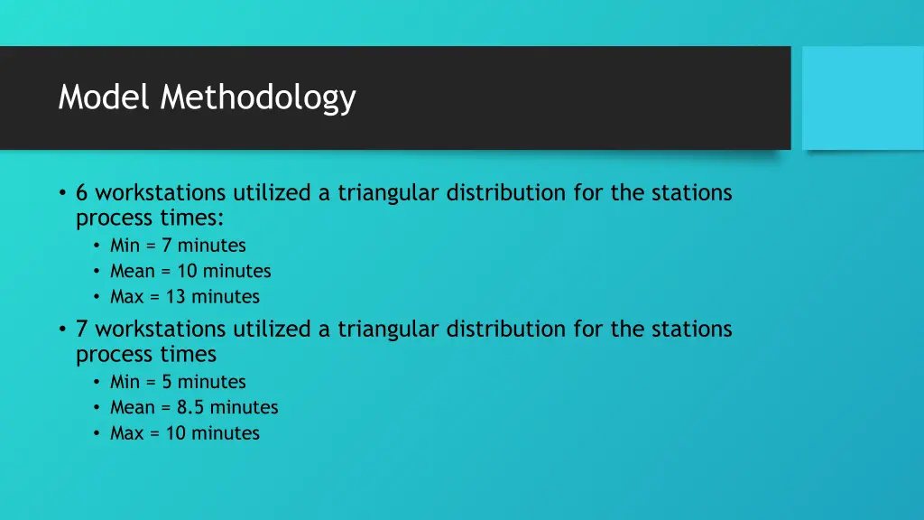 model methodology 1