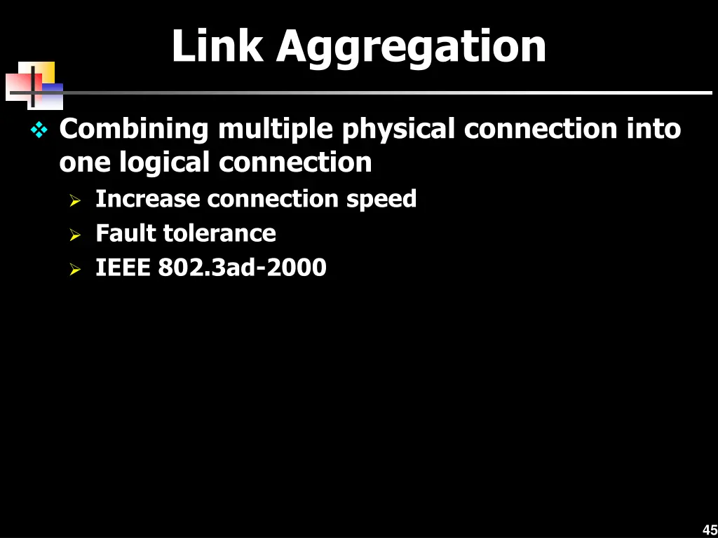 link aggregation