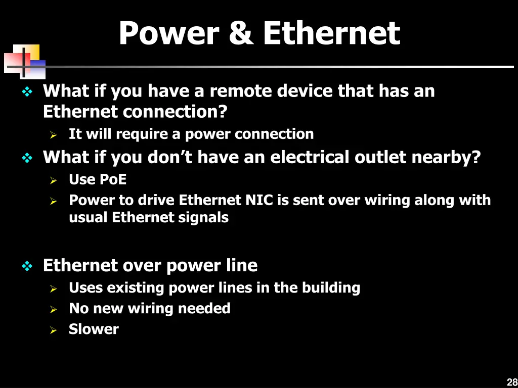 power ethernet