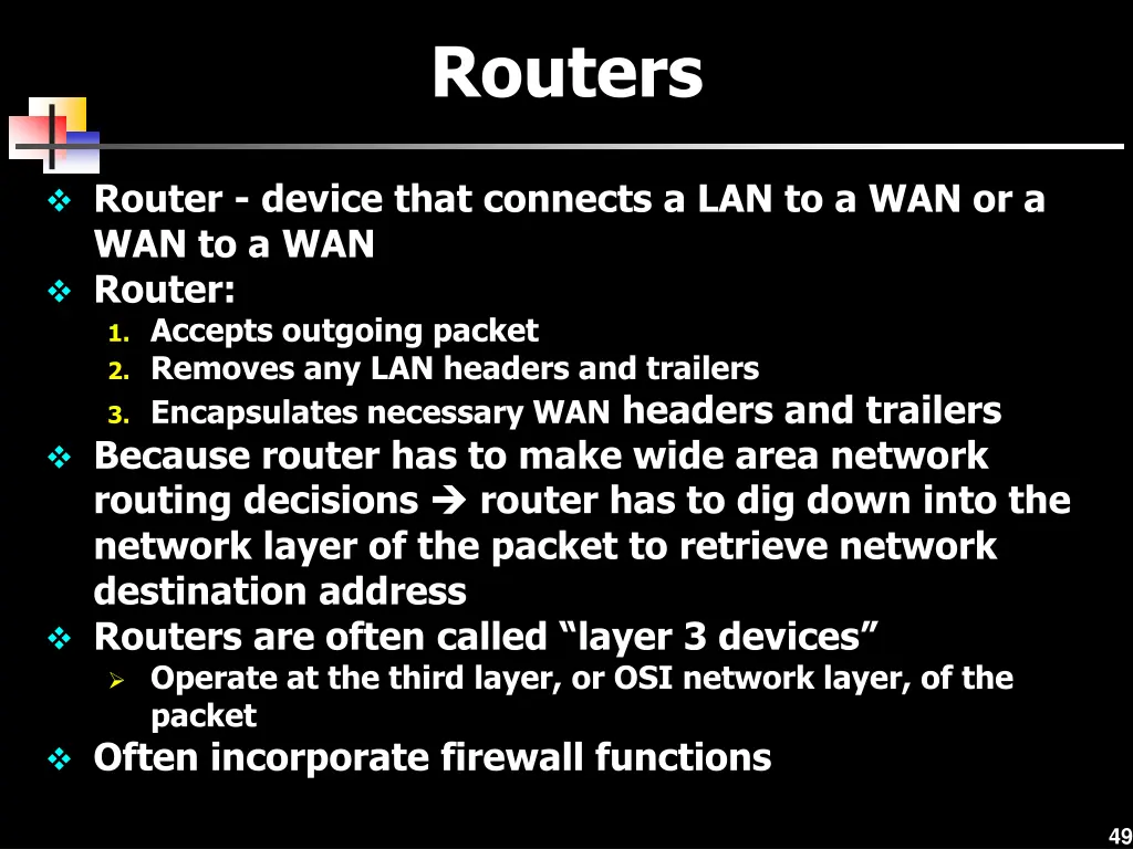 routers