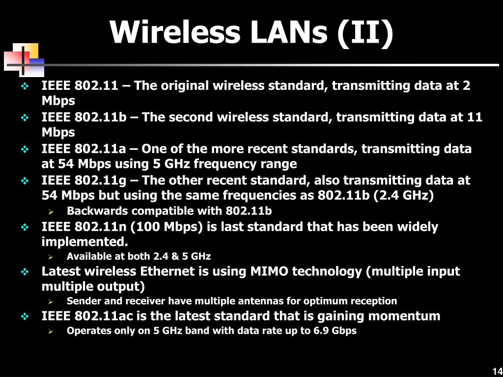 wireless lans ii