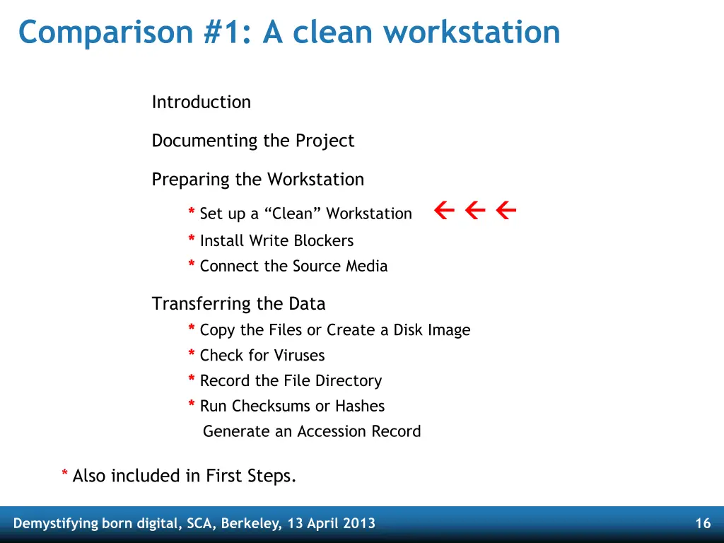 comparison 1 a clean workstation