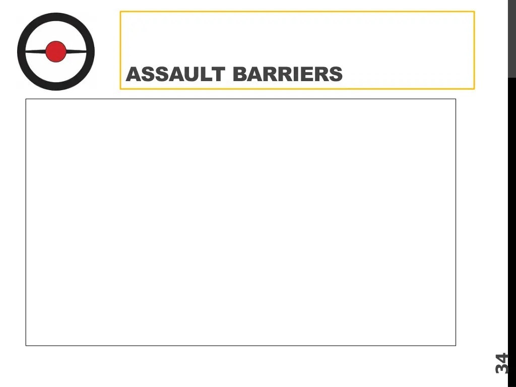 assault barriers