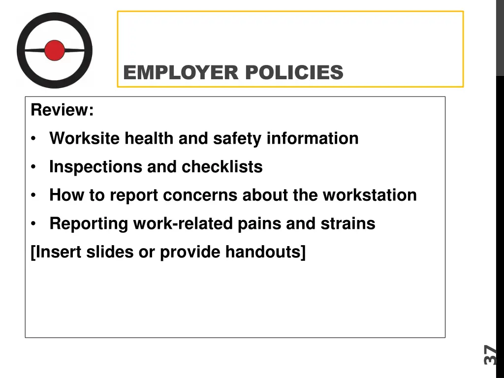 employer policies