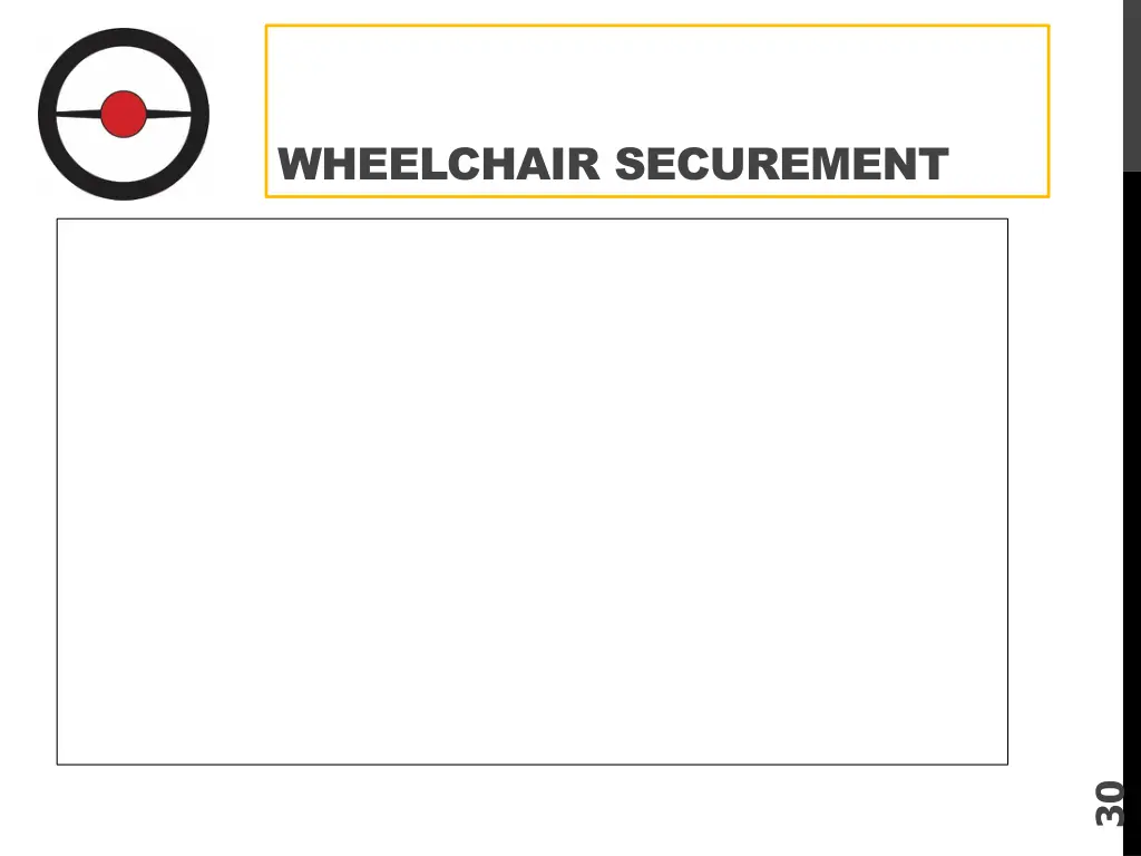 wheelchair securement