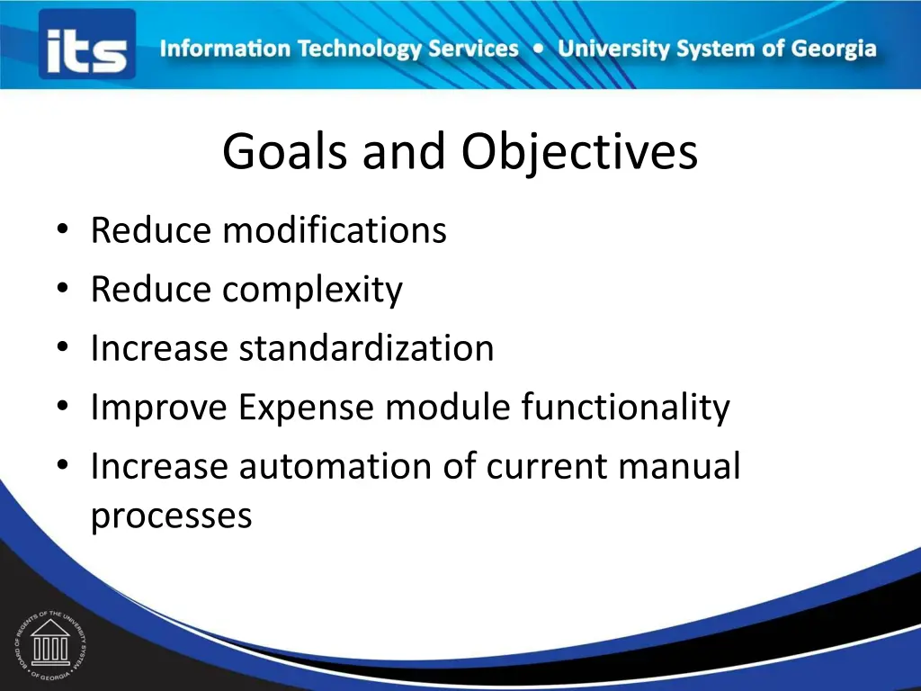 goals and objectives