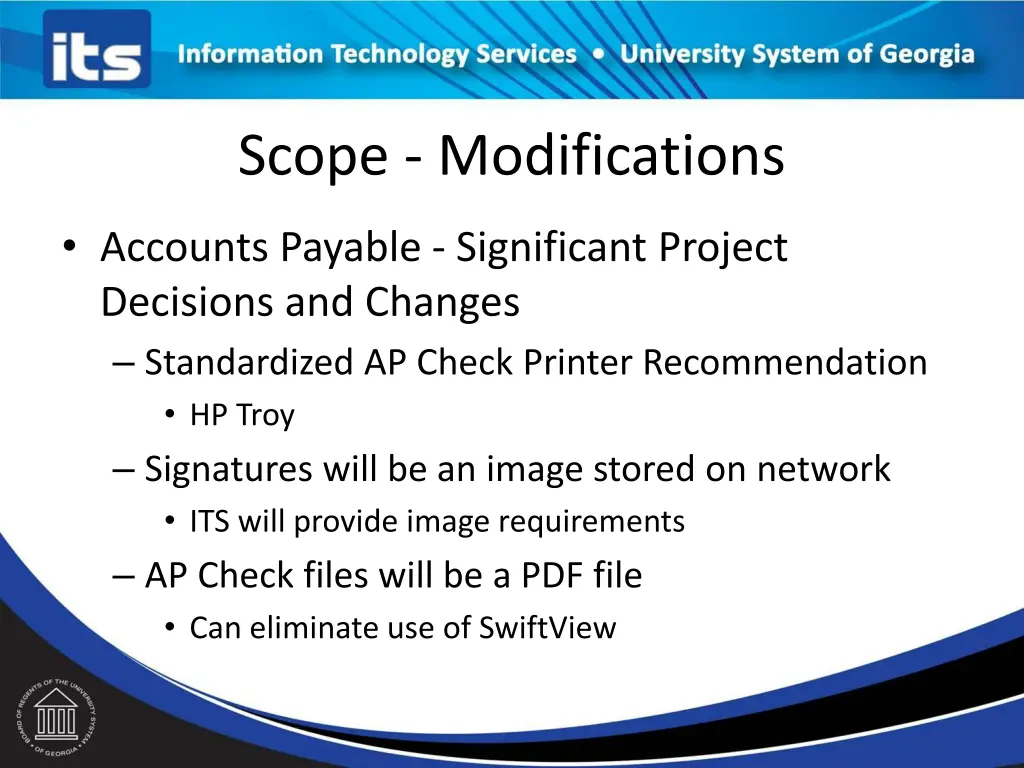 scope modifications 2