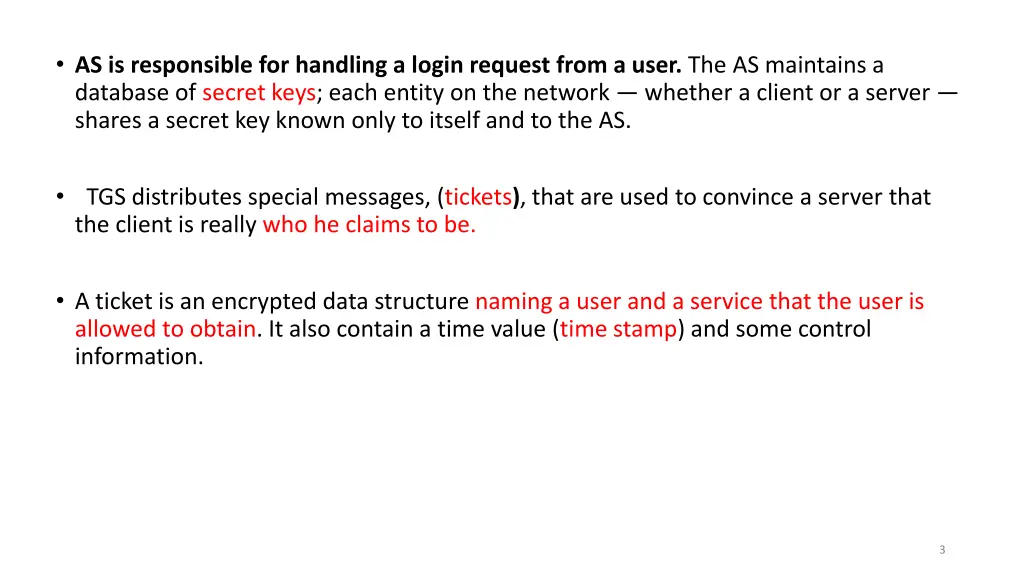 as is responsible for handling a login request