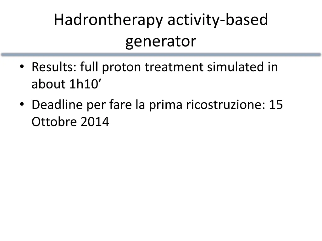 hadrontherapy activity based generator 6