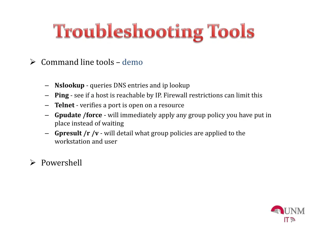 command line tools demo