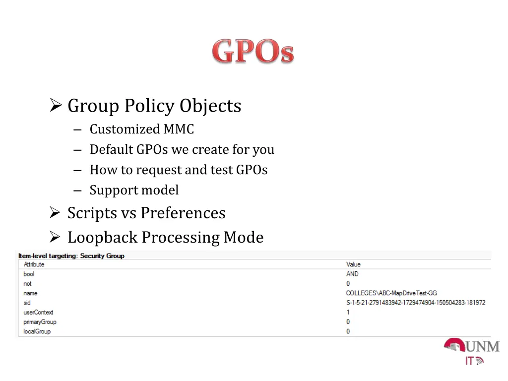 group policy objects customized mmc default gpos