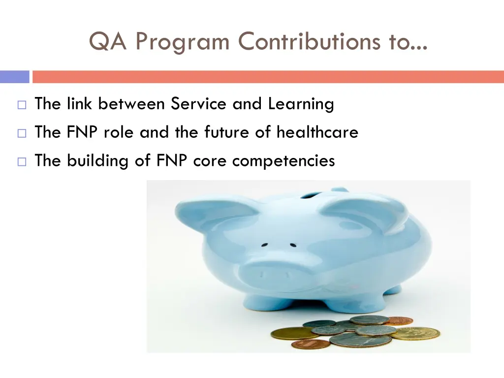 qa program contributions to