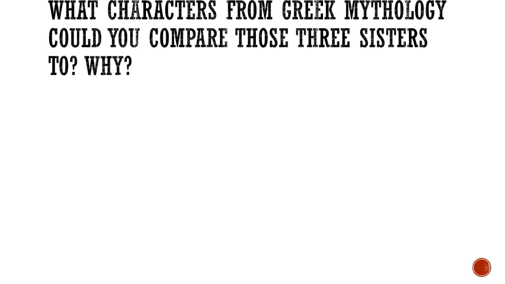 what characters from greek mythology could