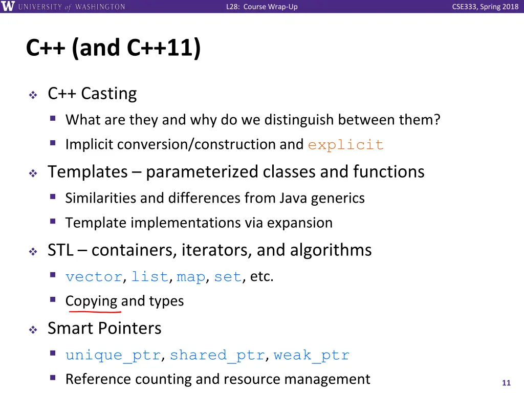 l28 course wrap up 10