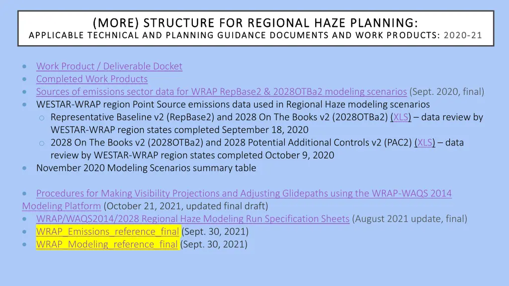 more structure for regional more structure