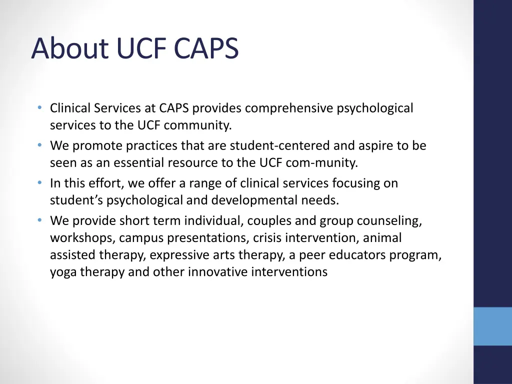 about ucf caps