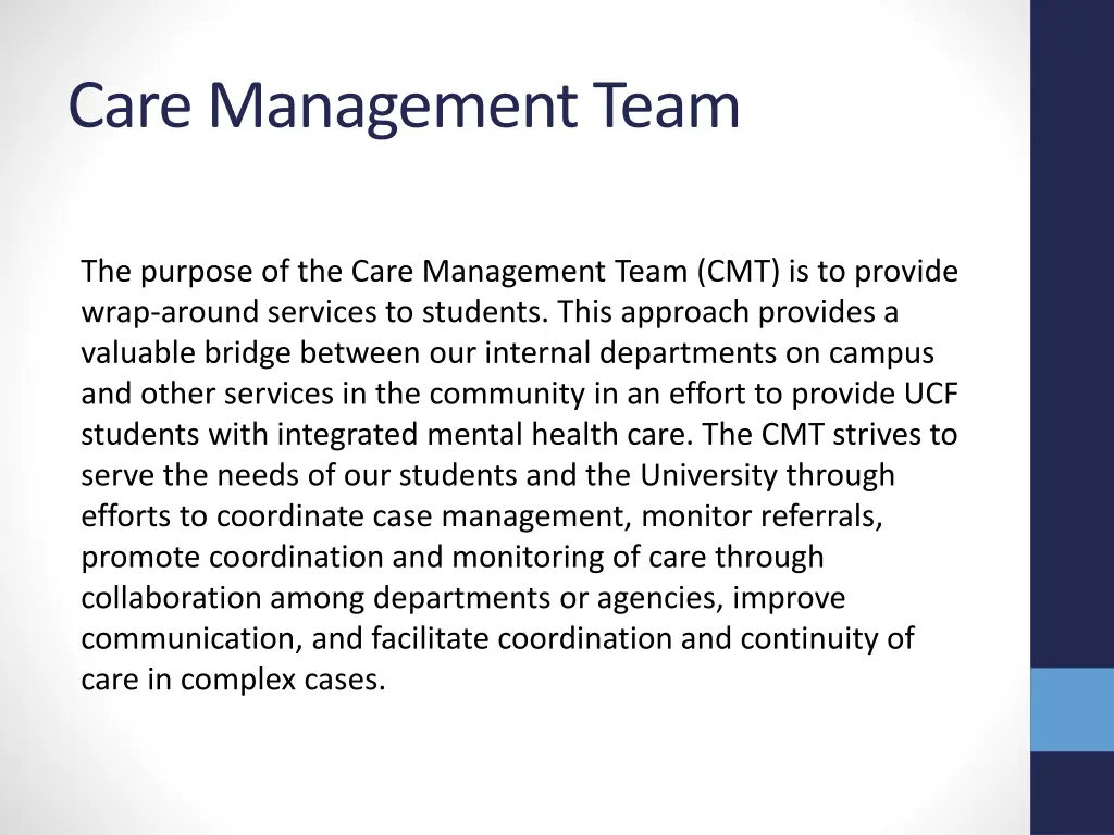 care management team