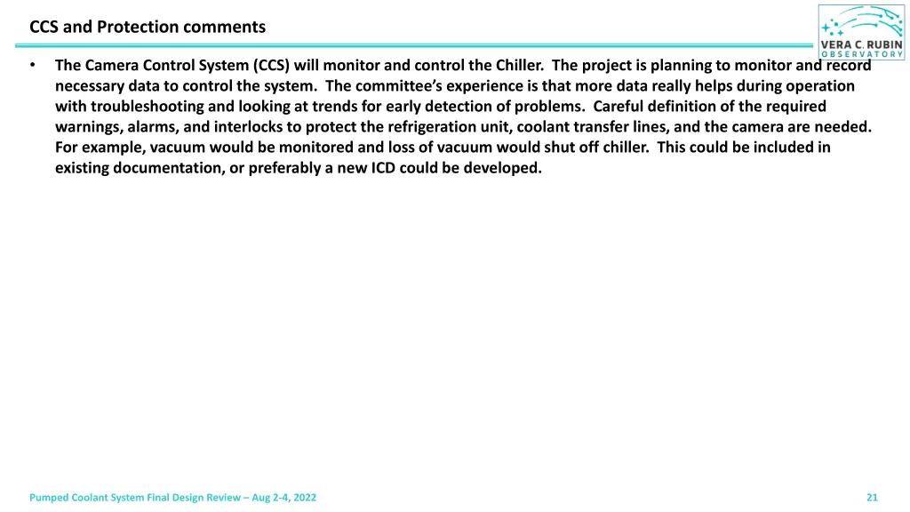 ccs and protection comments