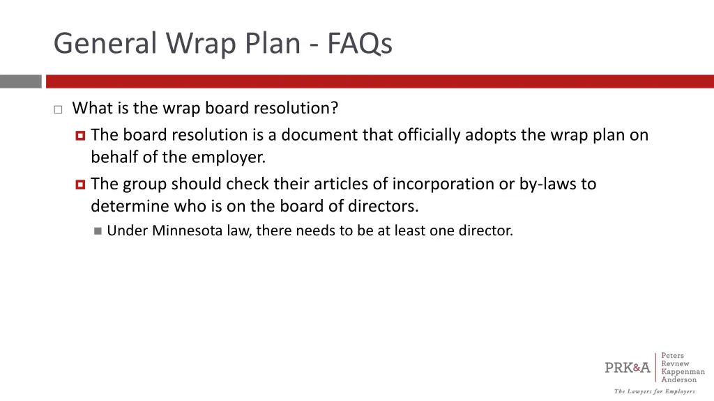 general wrap plan faqs 1