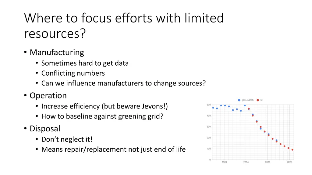 where to focus efforts with limited resources