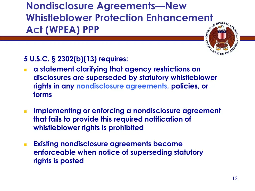 nondisclosure agreements new whistleblower