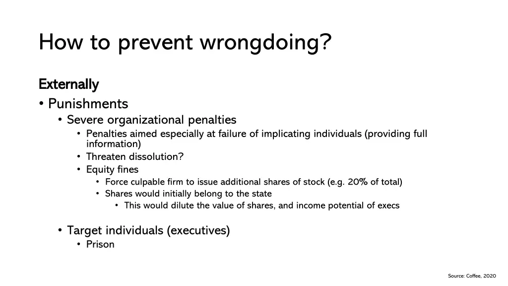 how to prevent wrongdoing 1