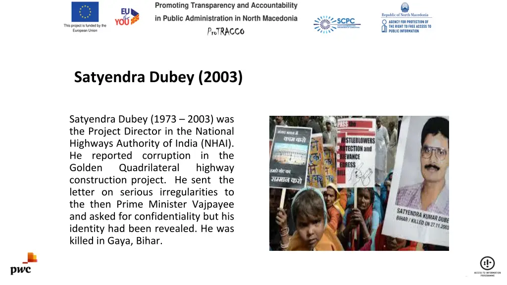 satyendra dubey 2003