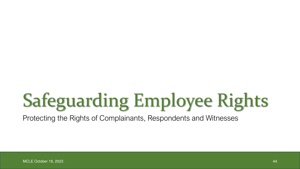 safeguarding employee rights protecting