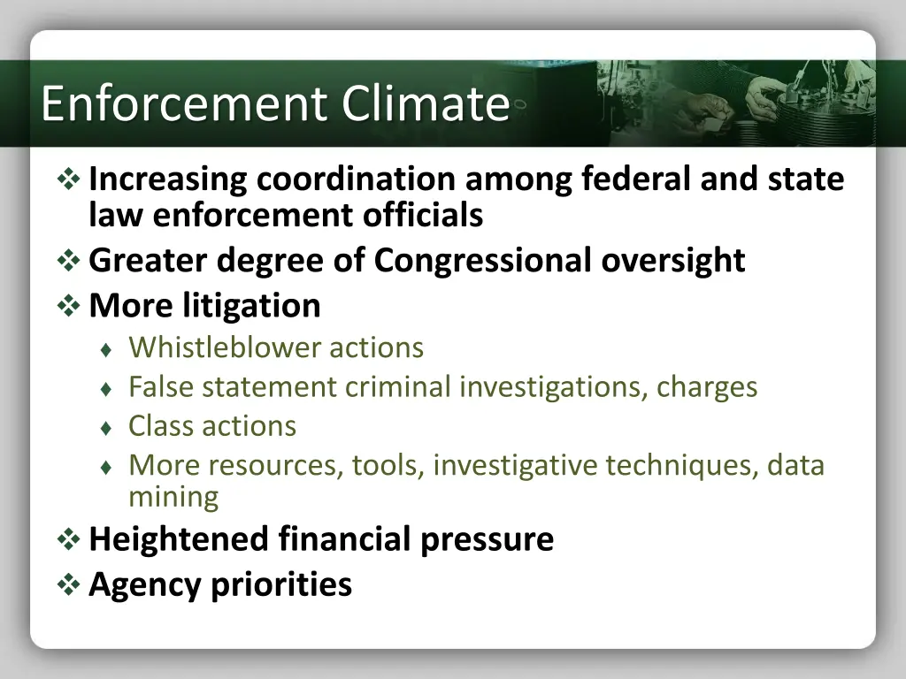 enforcement climate 1