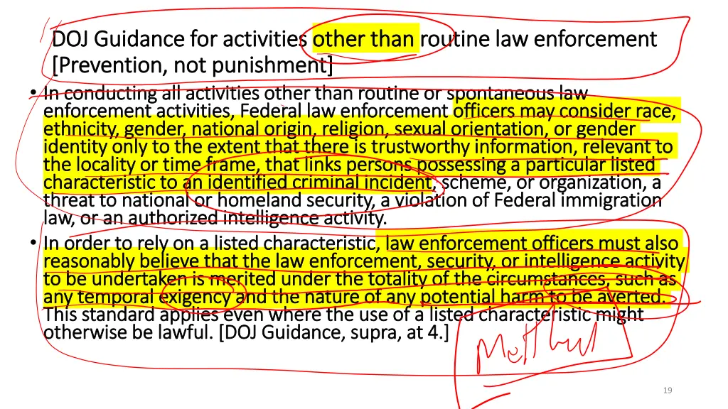 doj guidance for activities doj guidance