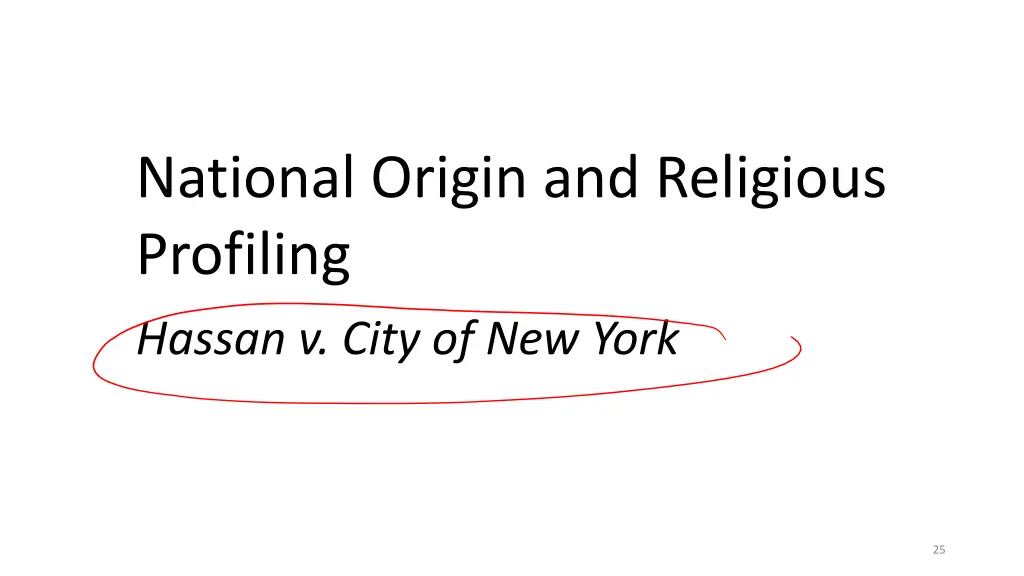 national origin and religious profiling