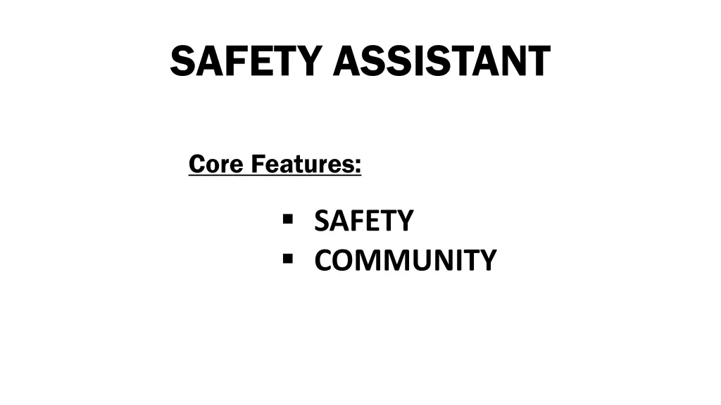 safety assistant 1