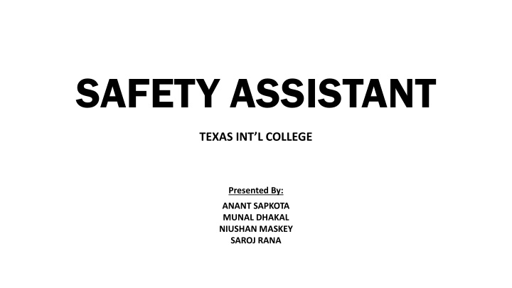 safety assistant