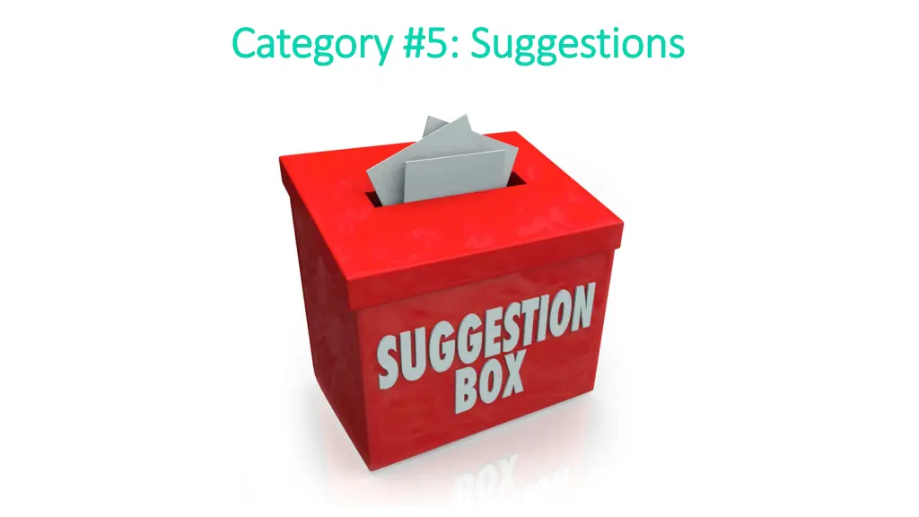 category 5 suggestions category 5 suggestions