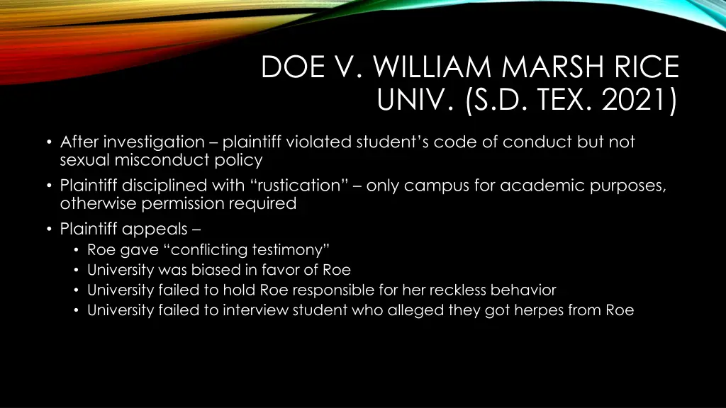 doe v william marsh rice univ s d tex 2021 1